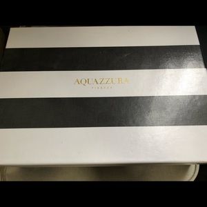 Aquazzura Nude Christy Leather Ballet